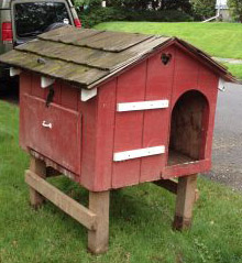 built the above coop from a re purposed two story play structure and 