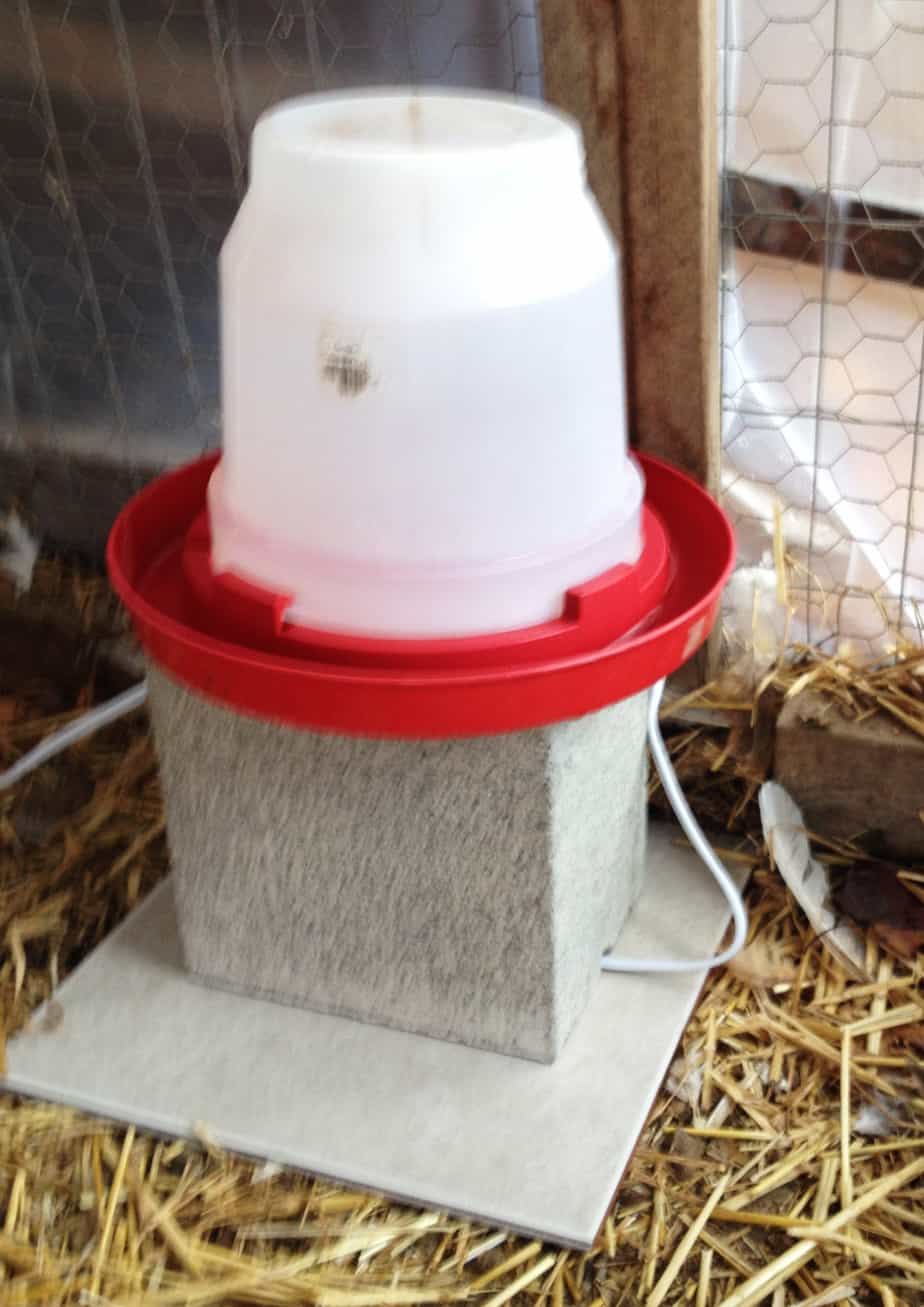 DIY Chicken Water Heater – The Reaganskopp Homestead