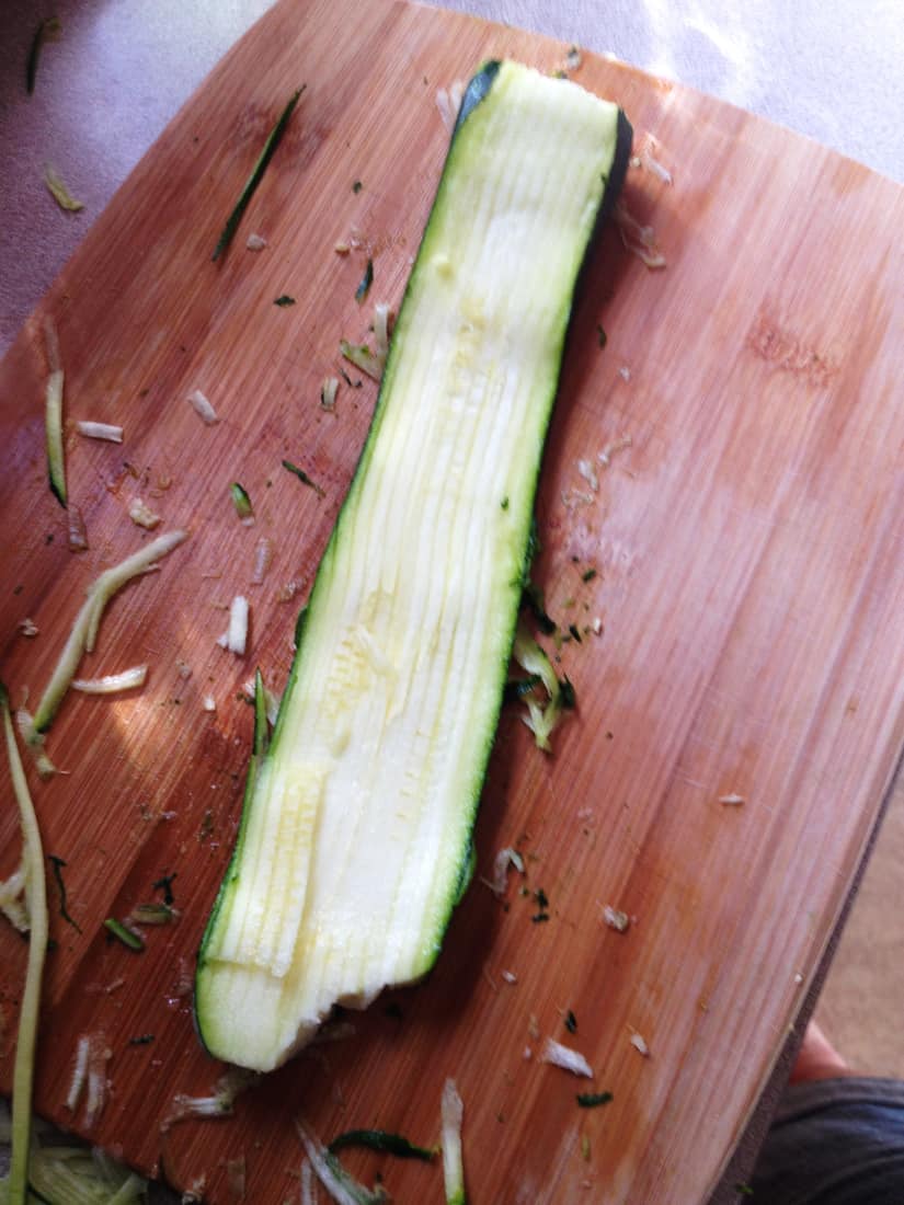 Slicing Zucchini