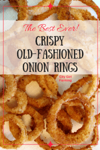 Make yourself some good old fashioned, crispy onion rings with real ingredients!