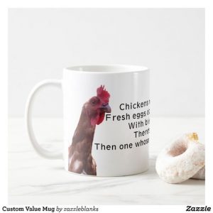 Write a chicken limerick to celebrate National Limerick Day and National Dance Like a Chicken Day....and win a personalized mug with YOUR WINNING limerick on it!
