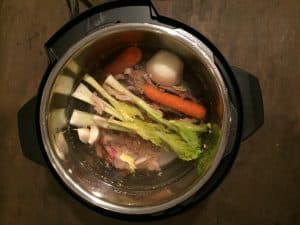 Making bone broth just got easier with the Instant Pot. Here's how to make it in almost no time flat!