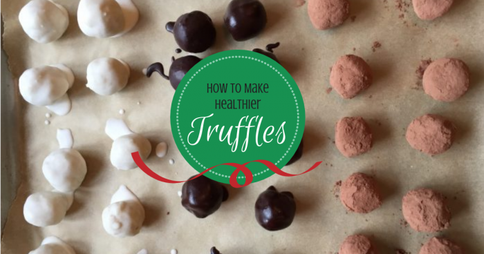 Wonder how to make truffles that are tasty AND not filled with sugar and other bad for you ingredients? You've found your answer right here! Here's three different truffles that are sure to please both the taste buds and the health of your body! And they're also easy to make! Yay!