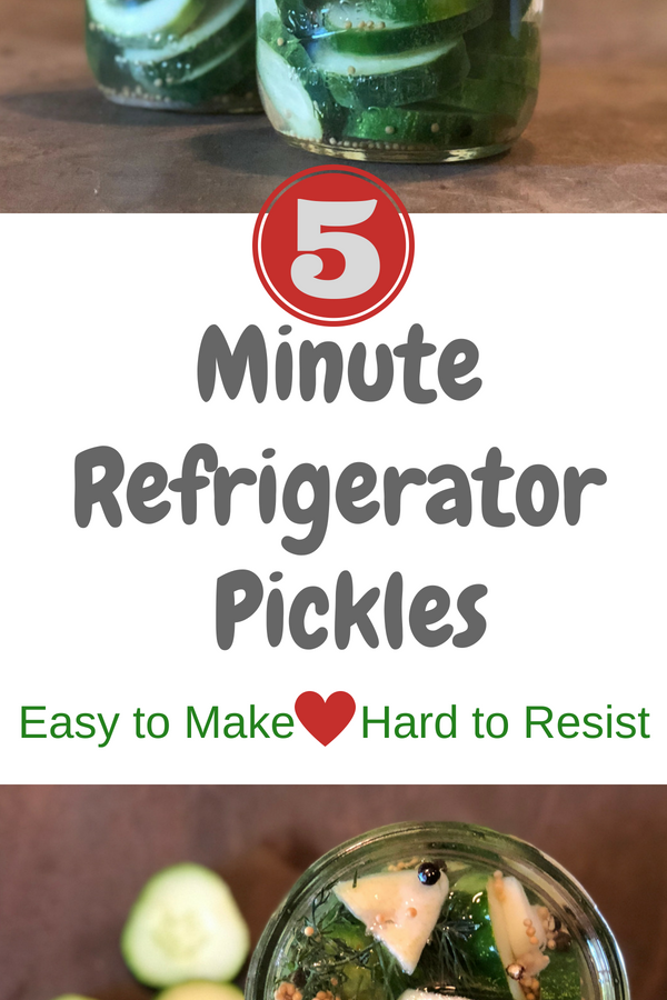 Homemade pickles are delicious. And no-fail refrigerator pickles are fast to make, addictive to eat, and beat the store bought pickles hands down. If you have a handful of fresh cucumbers, a few other ingredients and 5 minutes of time, you're all set to make the best pickles EVER. Ready to get started?