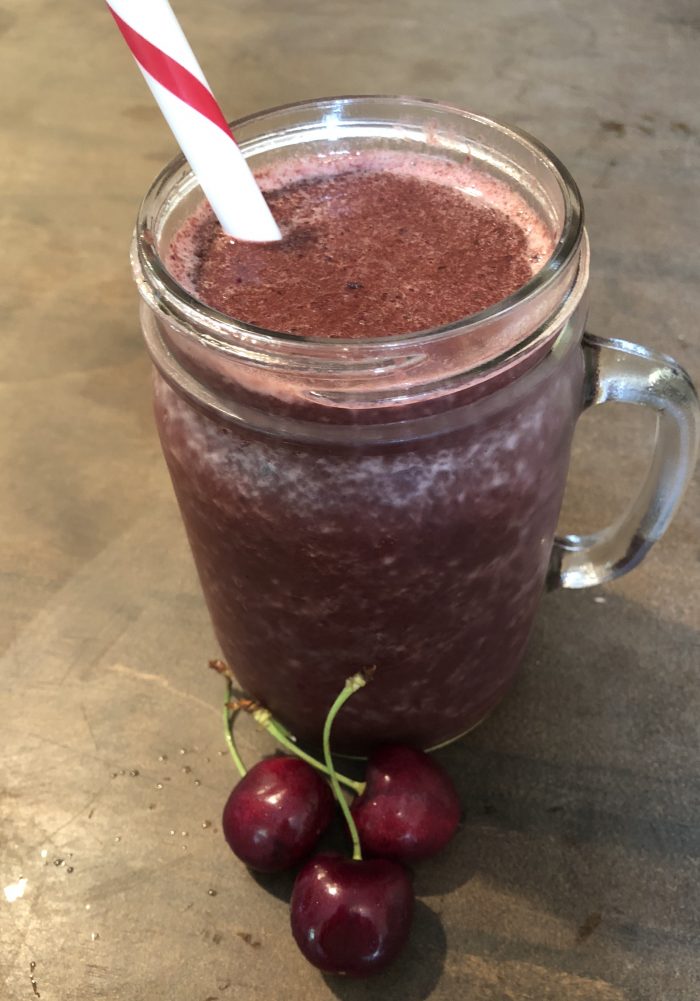 When life gives you fresh cherries and it's hot out, what do I do? Make cold, refreshing fresh cherry recipes. Move over hot cherry anything. Hello cherry ice cream, smoothies and sorbet. Mmmm.